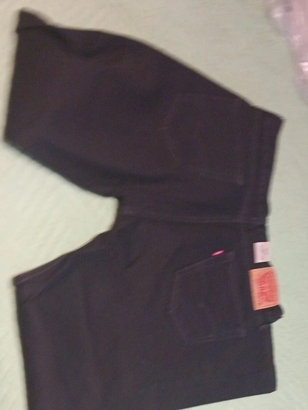 Levi's Black 505 Regular Jeans.